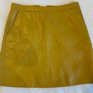 Zara faux leather skirt